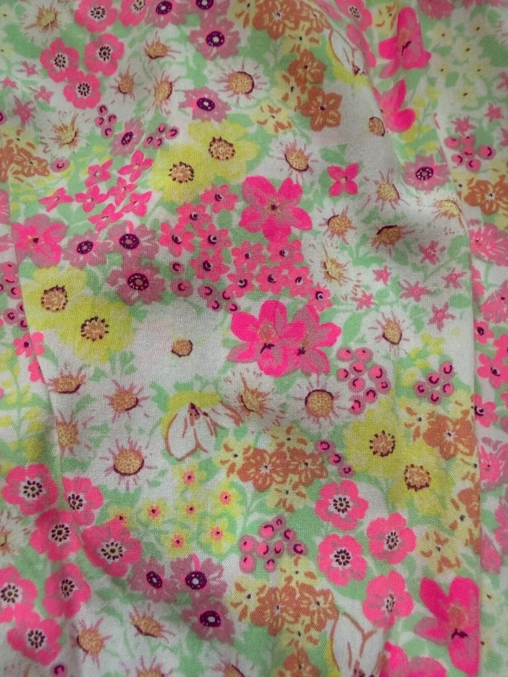 The Children's Place neon floral dress girl size 16 summer vacation garden party